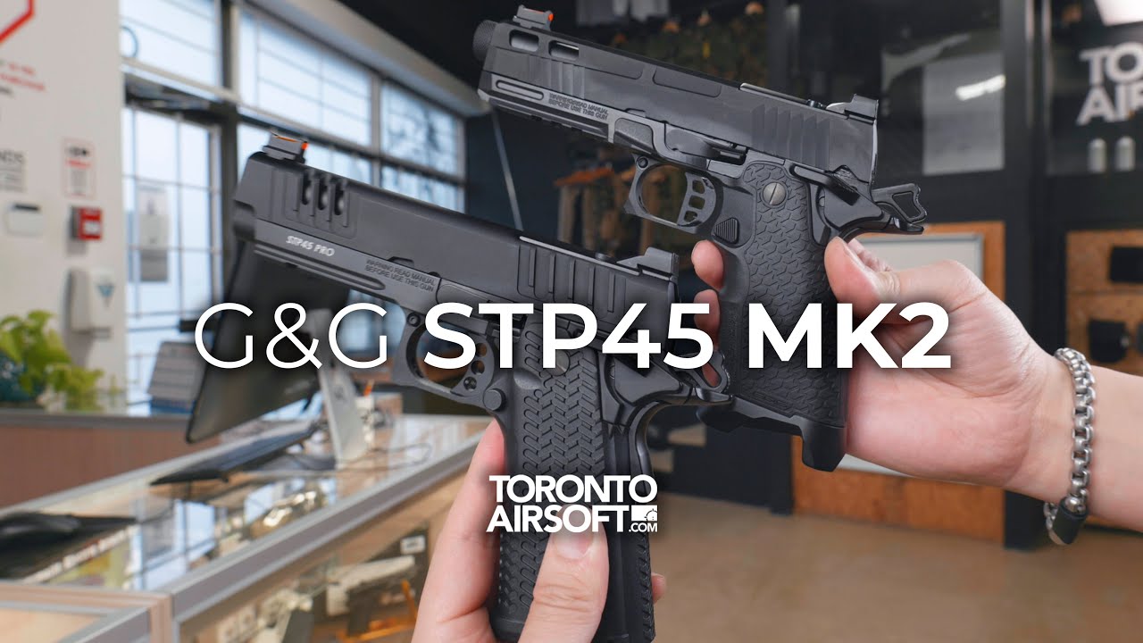 Might be their BEST PISTOL yet. Why does the slide look familiar? G&G STP45 MK2