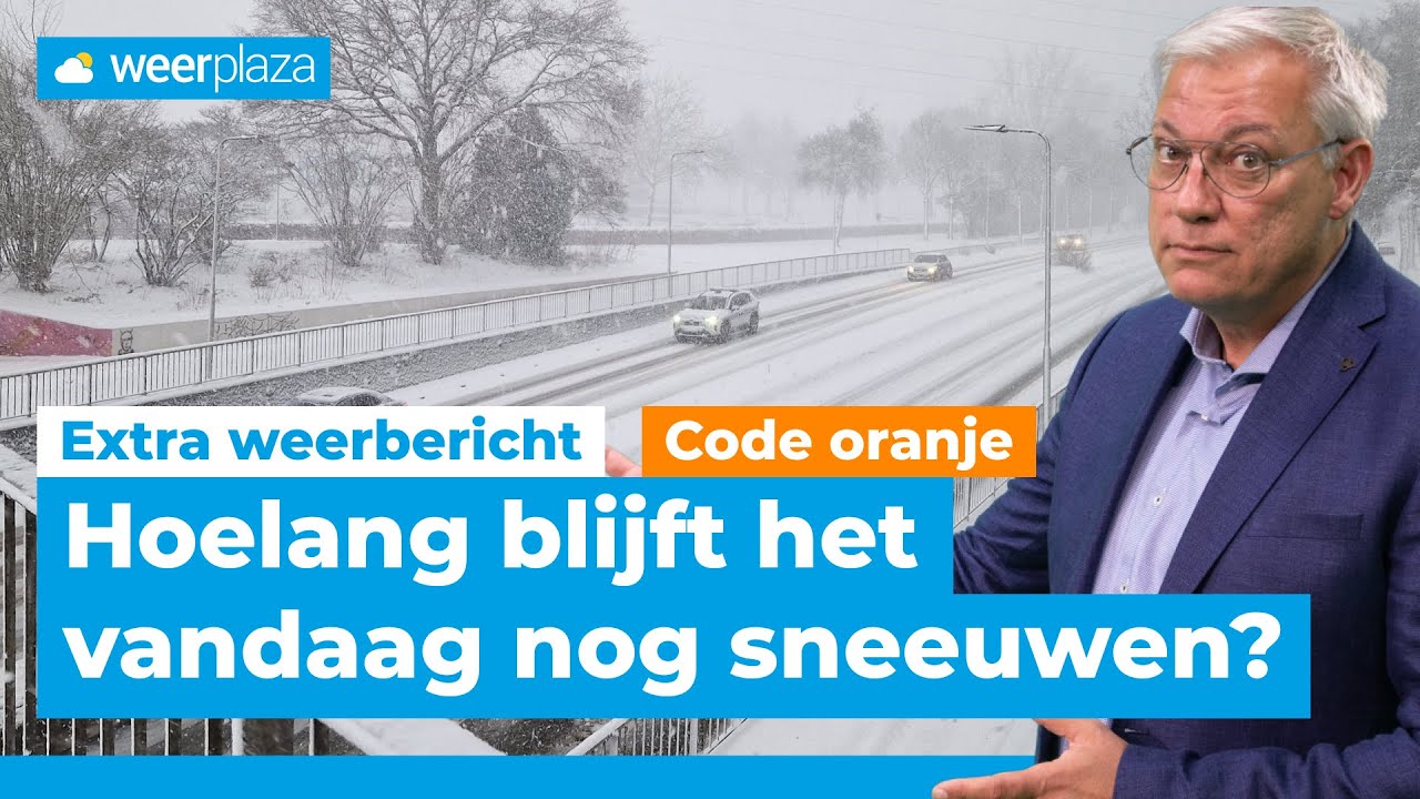 Hoelang blijft het nog sneeuwen? | Extra Weerbericht