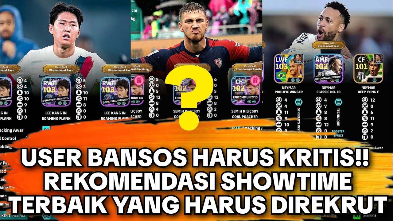 AWAS NYESEL!! INI DIA REKOMENDASI SHOWTIME BANSOS YANG HARUS DI AMBIL USER BANSOS BIAR GAK NYESEL ❌