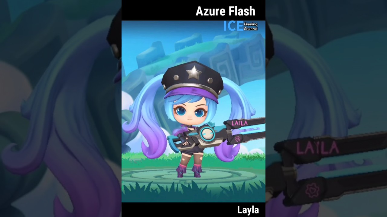 Azure Flash || Layla's Basic Skin - ML Magic Chess #chibi  #magicchess