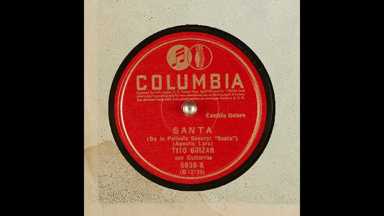 SANTA   TITO GUIZAR   Agustin Lara