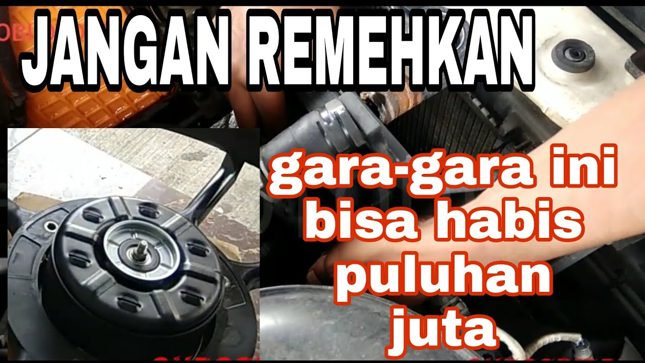 ganti motor kipas / dinamo kipas RADIATOR agya ayla