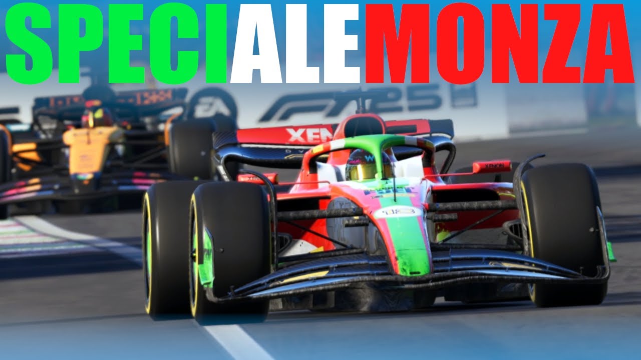 MONZA con LIVREA SPECIALE - F1 25 Carriera AM4R
