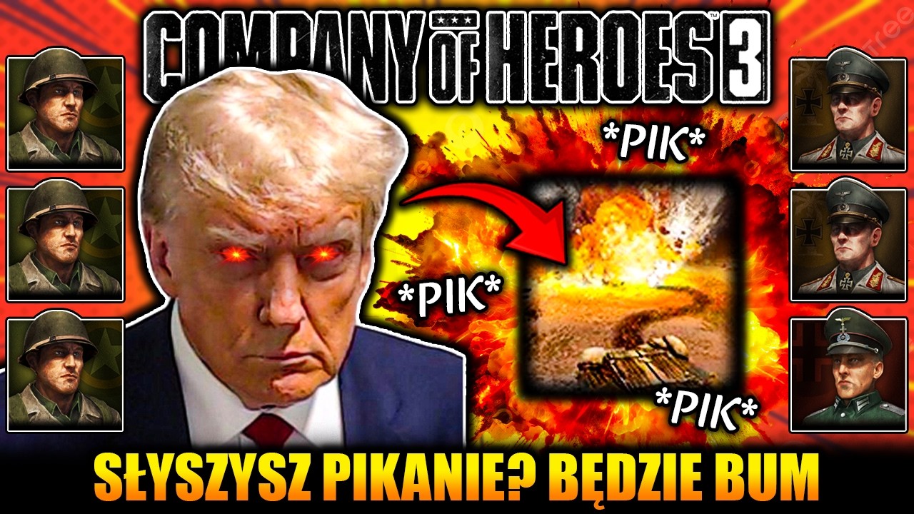 USA chce wszystko WYSADZIĆ nowo PIKAJĄCYMI BOMBAMI | CoH3 3v3