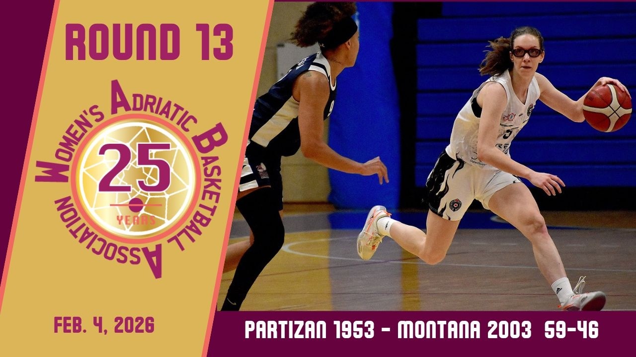 2025-26 WABA Round 13: Partizan 1953-Montana 2003 04/02 (16.00 CET)