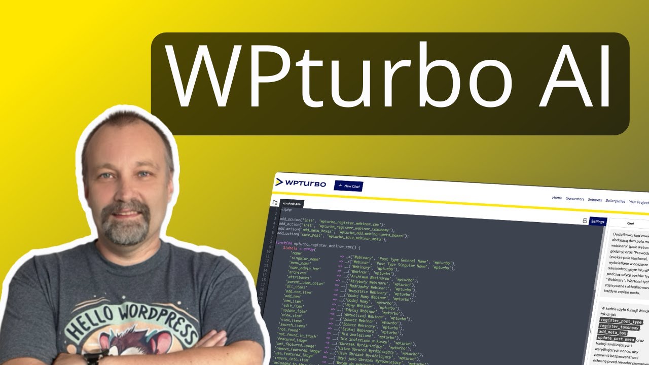 WPTURBO AI w Akcji: Generuj Kod WordPress Jak Profesjonalista!