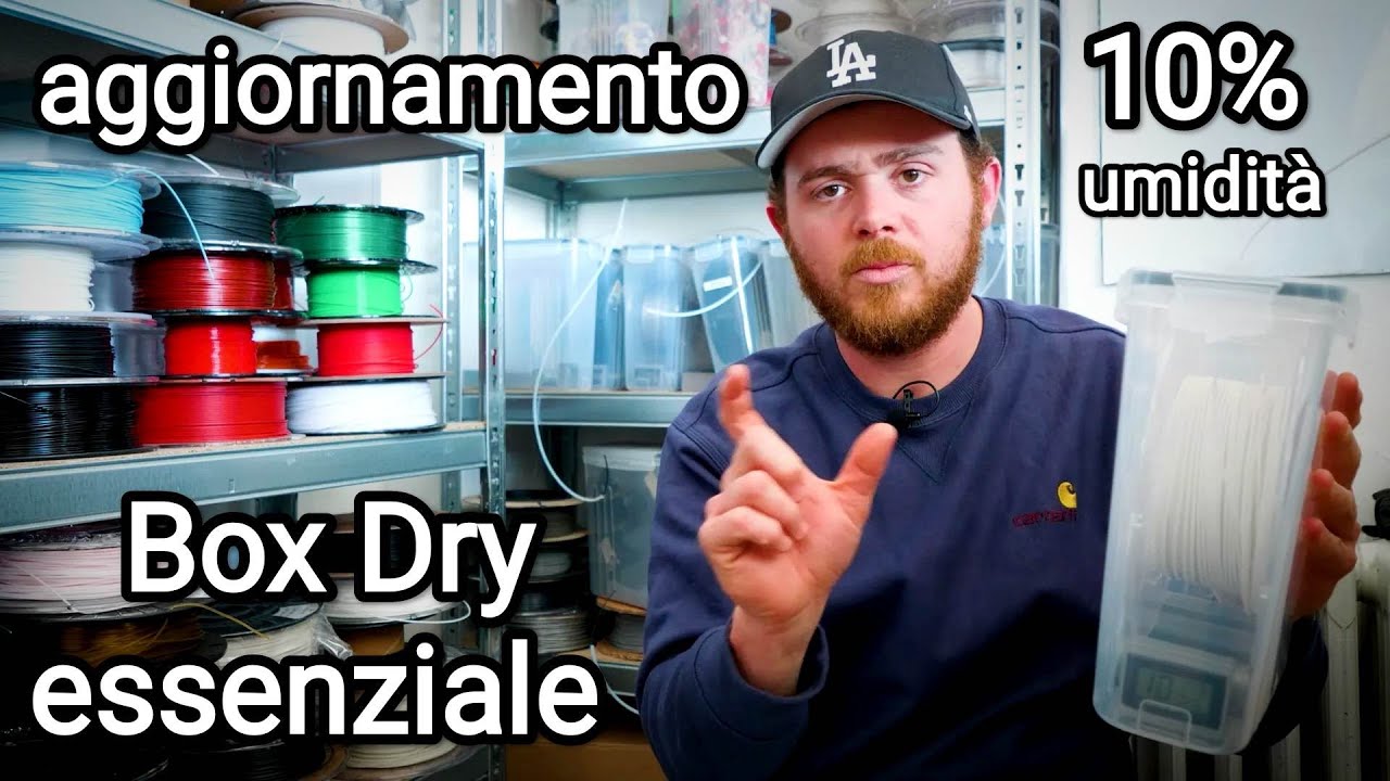 Aggiornamento Filament Bunker l'essenziale mantenitore per filamenti 3d