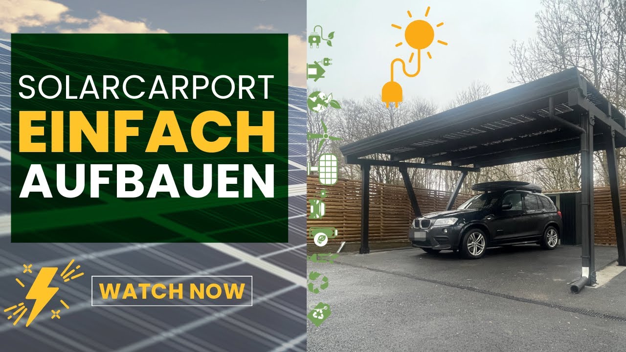 Solar-Carport selber bauen mit Woodstore24 – Nachhaltige Energie 2025