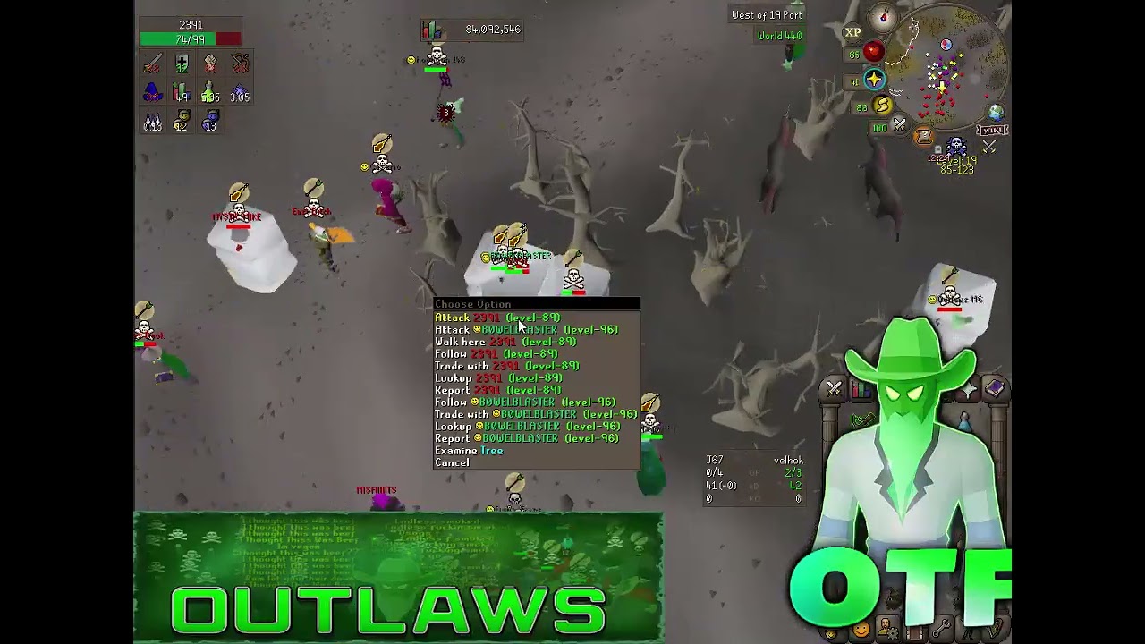 Outlaw's vs Apex [20v20] Wilderness PKRI, Uncrashed, Glorious 30 minute of clean action.