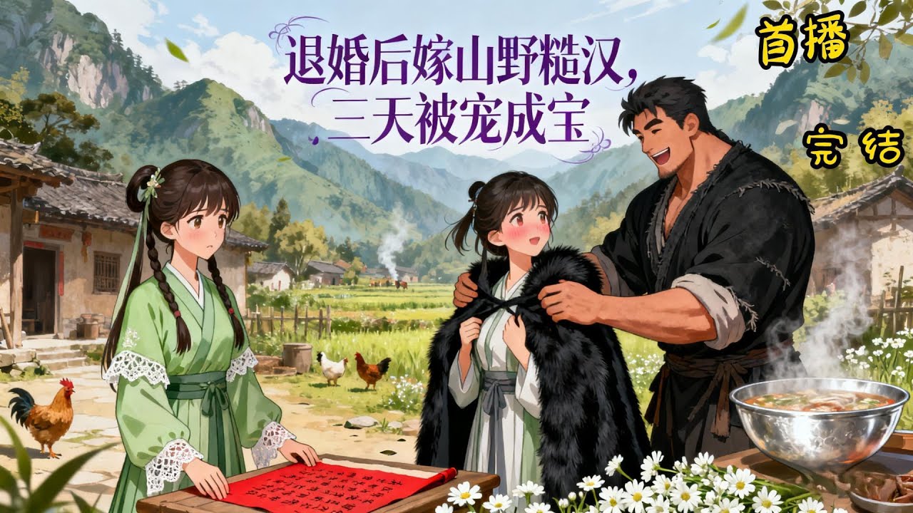 《退婚后嫁山野糙汉，三天被宠成宝》每和他好一次，桃花就走运一次。一定要加倍对他好，不仅如此，还要给他生孩子！#有声漫画#穿越#爽文#种田
