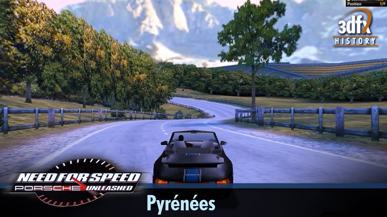 3dfx Voodoo 5 6000 AGP - Need For Speed: Porsche Unleashed - Pyr&eacute;n&eacute;es [Gameplay]