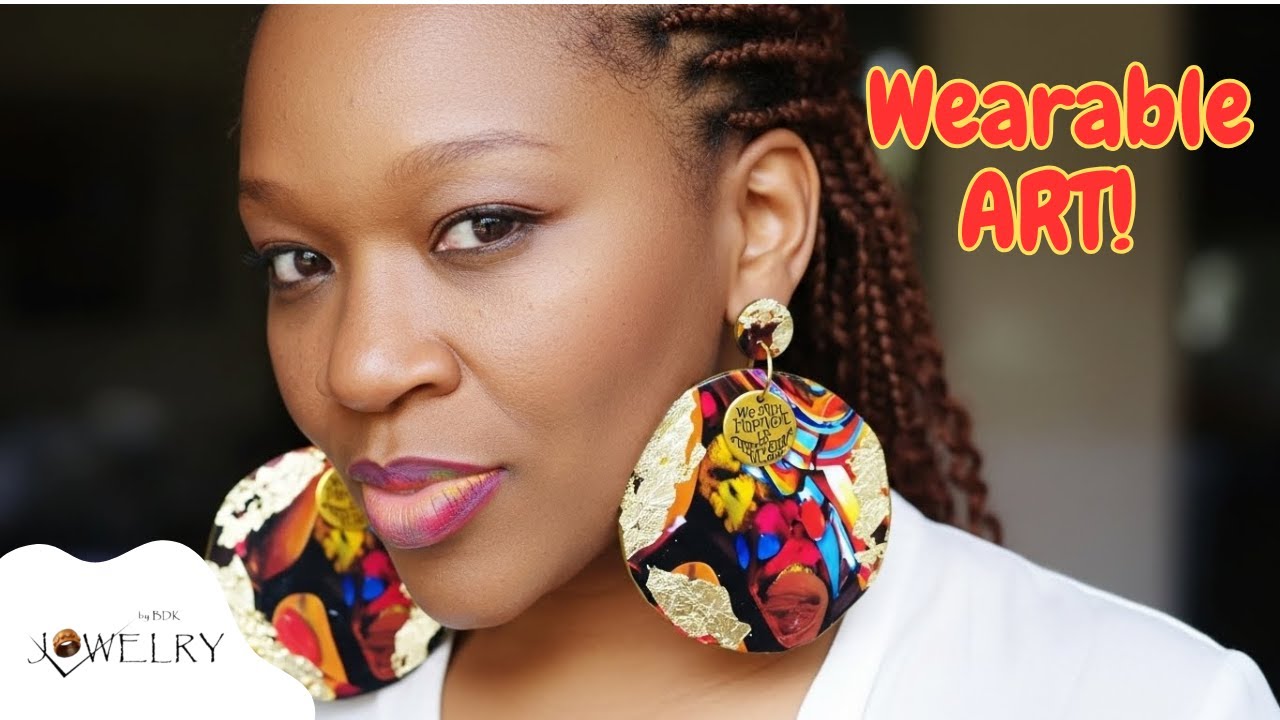 Easy to Make Wearable Art | Dangle Earrings!