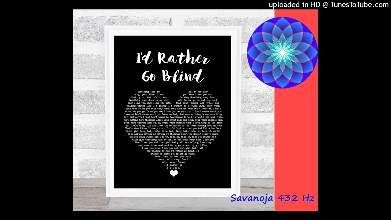 Etta James - I'd Rather Go Blind 💔 432 Hz