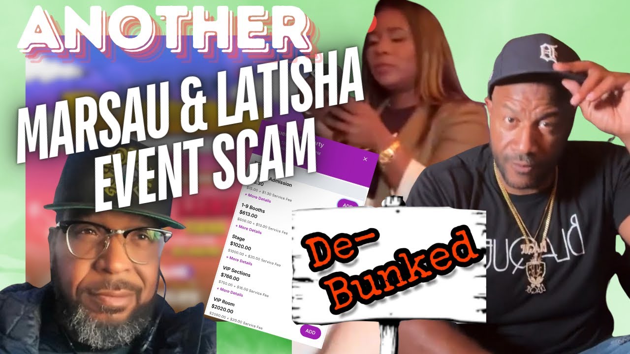 MARSAU & LATISHA EXPOSED FOR ANOTHER EVENT SCAM