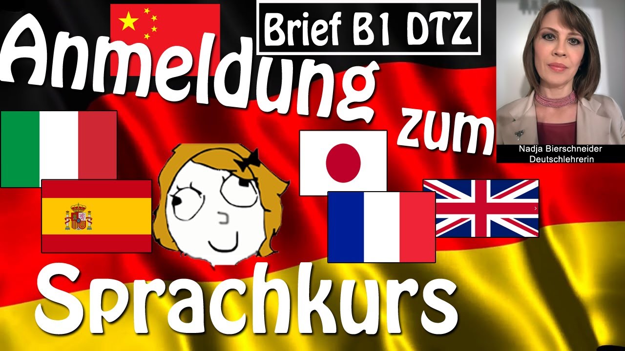 Brief B1 Anmeldung Sprachkurs