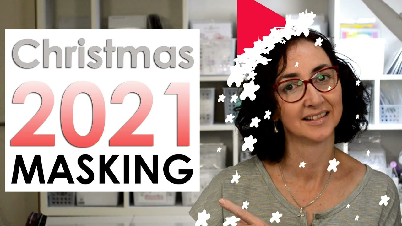 5 Creative MASKING Christmas Card Ideas - Same But Different Christmas Card Series 2021!