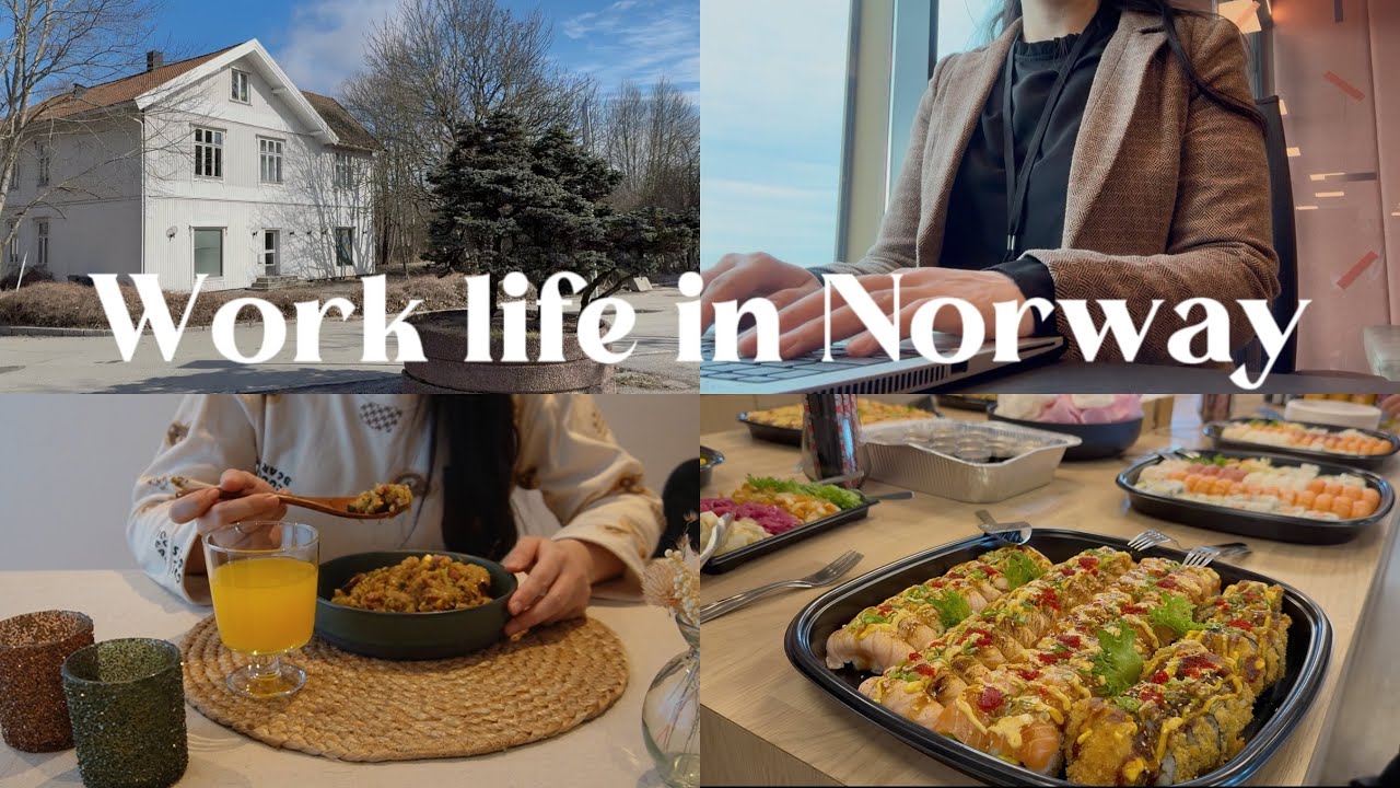 Realistic days in the life of a 9-5 office worker in Norway 👩🏻‍💻| Quite and slow