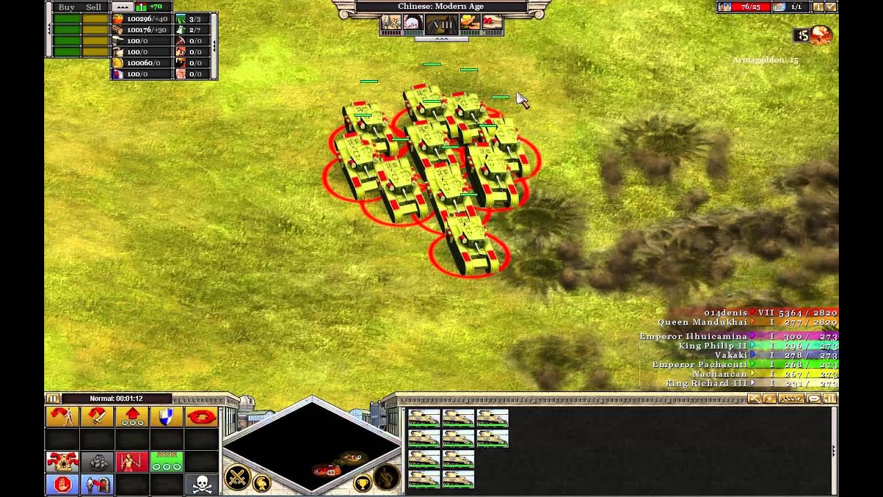 Rise of Nations extended edition CODES/cheats