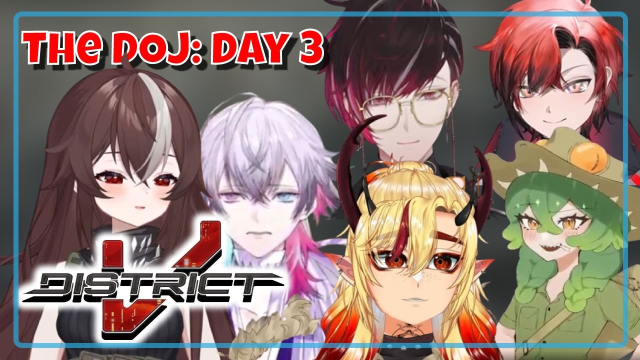 Apollo and Kloe's First Case, Ver Gets Arrested, and Flayon Stalks People District V: The DOJ Day 3