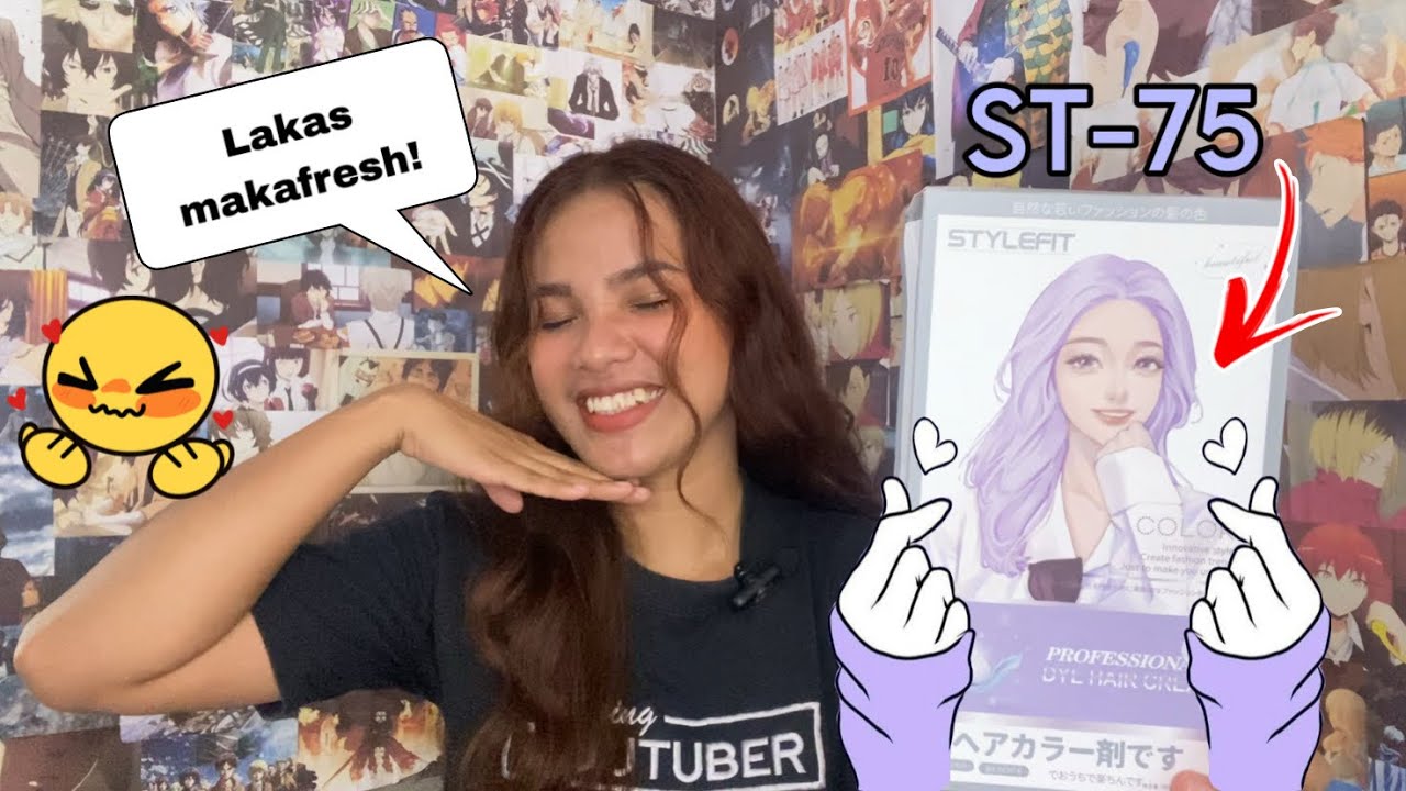 STYLEFIT HAIR DYE ST-75 : Grabe Talaga ang Pangkulay Na’to! | RN Sinag