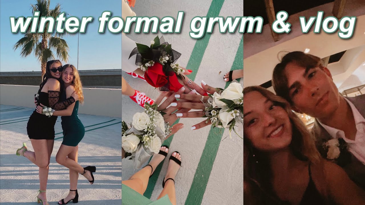 WINTER FORMAL GRWM & VLOG !!