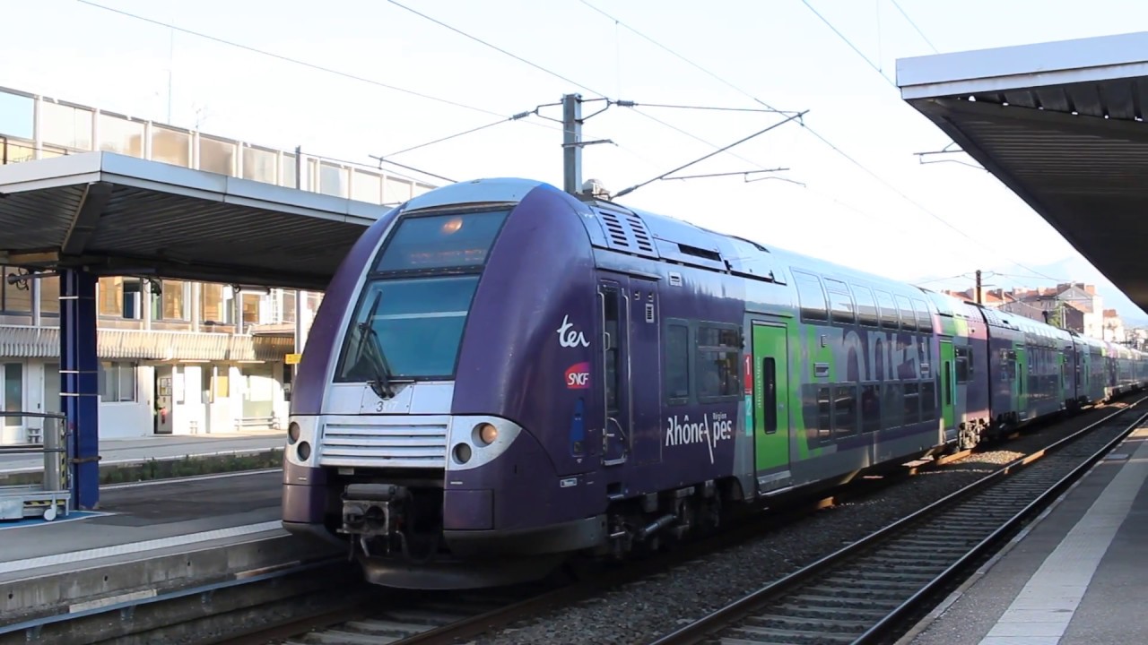 Odjazd Z 24500 z Grenoble do Lyonu / D&eacute;part d'une Z 24500 &agrave; Grenoble pour Lyon-Part-Dieu