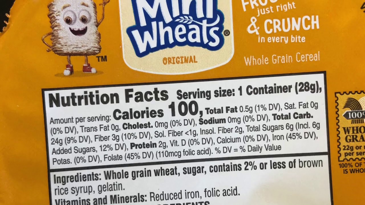 Frosted Mini Wheat Cookie