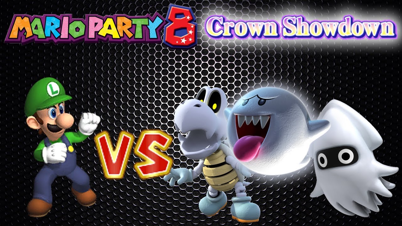 Mario Party 8 - Crown Showdown (Luigi VS Spooky Pack) | [LSF]Chaz