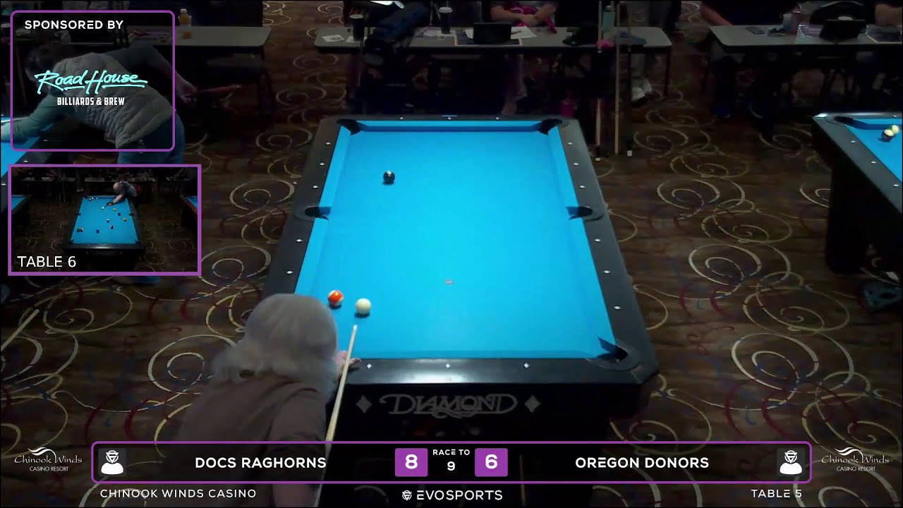 DOCS RAGHORNS vs ORGEON DONORS - WBCA 8 BALL 2026 - TABLE 5 | EvoSports