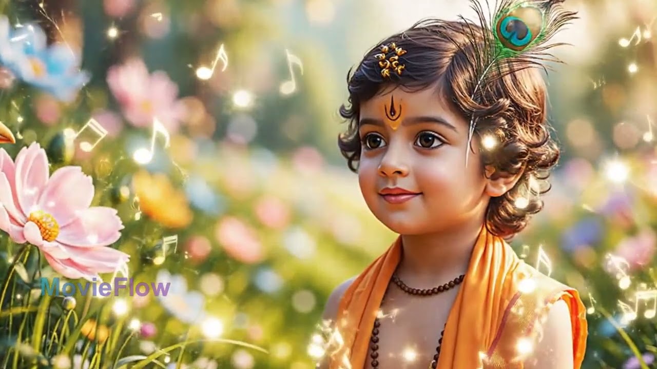 Chikki and Little Krishna’s Magic Flute 🦚🎶 | कृष्ण की बांसुरी | Hindi Kids Stories