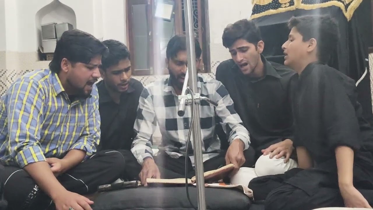 Majlis e Aza Be Silsila e Shahadat  Imam Ali a.s Marsiya By JB Kashif Abbas SB Behari Sadat 