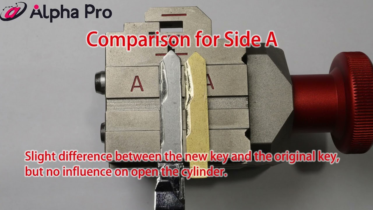 Tutorial - Cut new Honda smart key | Alpha Pro | S2 jaw