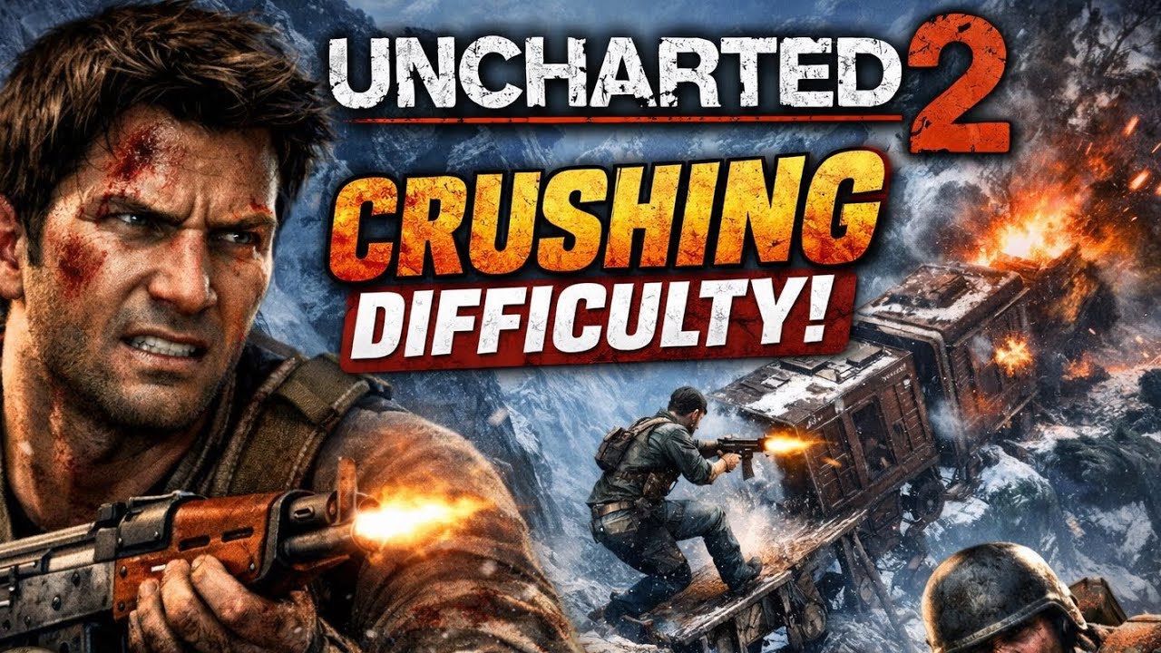 Playing Uncharted 2 for the first time... But on CRUSHING pt2