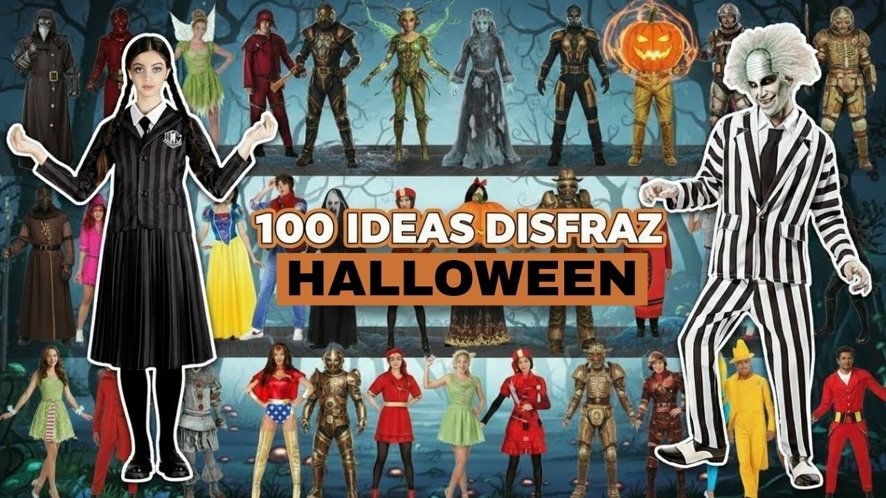 🎃 100 Ideas de Disfraces de Halloween [2026] 🎃 [Evita sustos antes de comprar] 👻