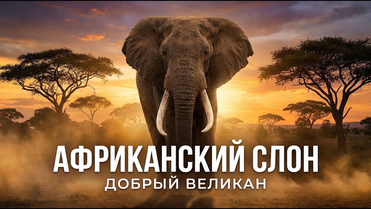 Африканский Слон: Добрый Великан | Интересные факты про Слона!
