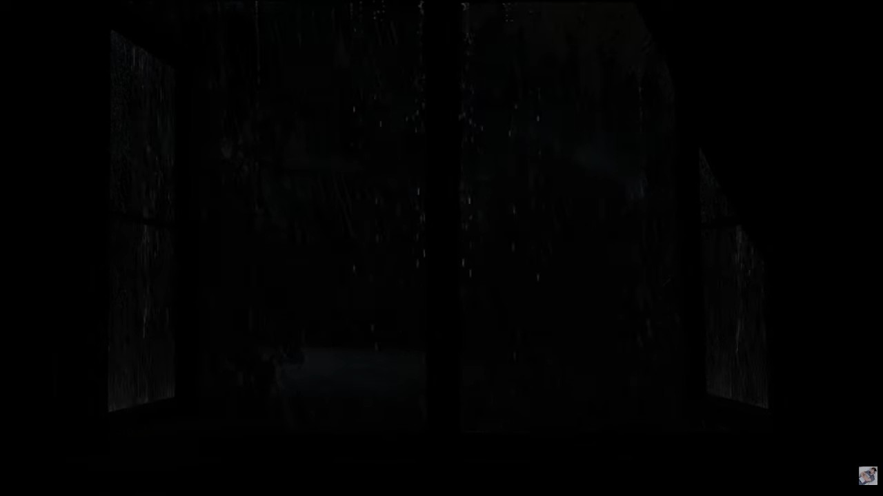 ⚡ Heavy Thunder & Relentless Rain – Dark Night Inside a Small Covered Room 🌧️🪟