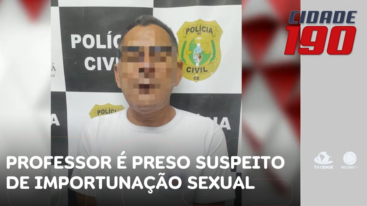 Professor de escola municipal preso suspeito de importunação sexual contra funcionária | Cidade 190