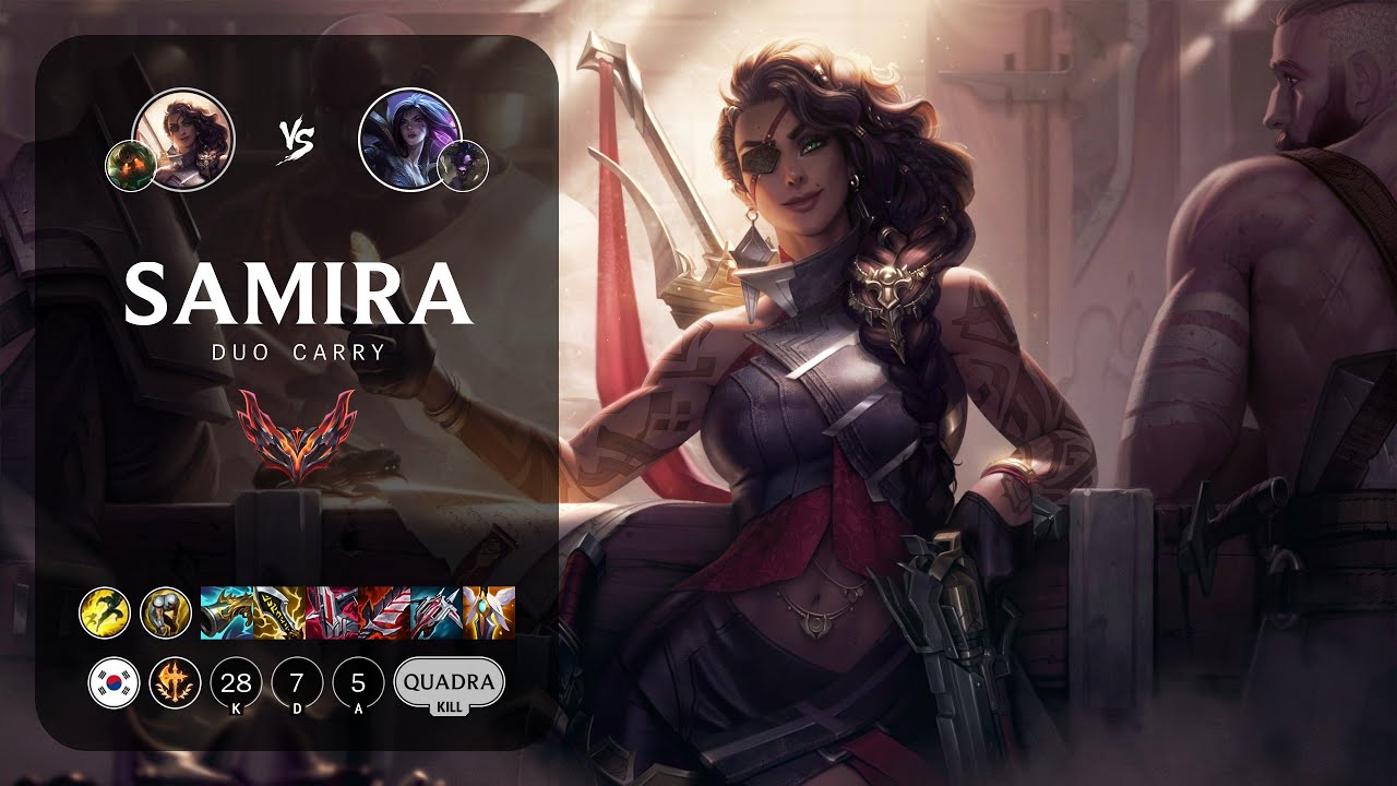 Samira ADC vs Kai'Sa - KR Grandmaster Patch 14.8