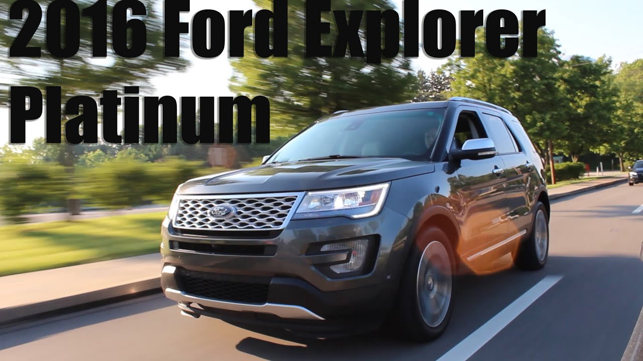 Review: 2016 Ford Explorer Platinum