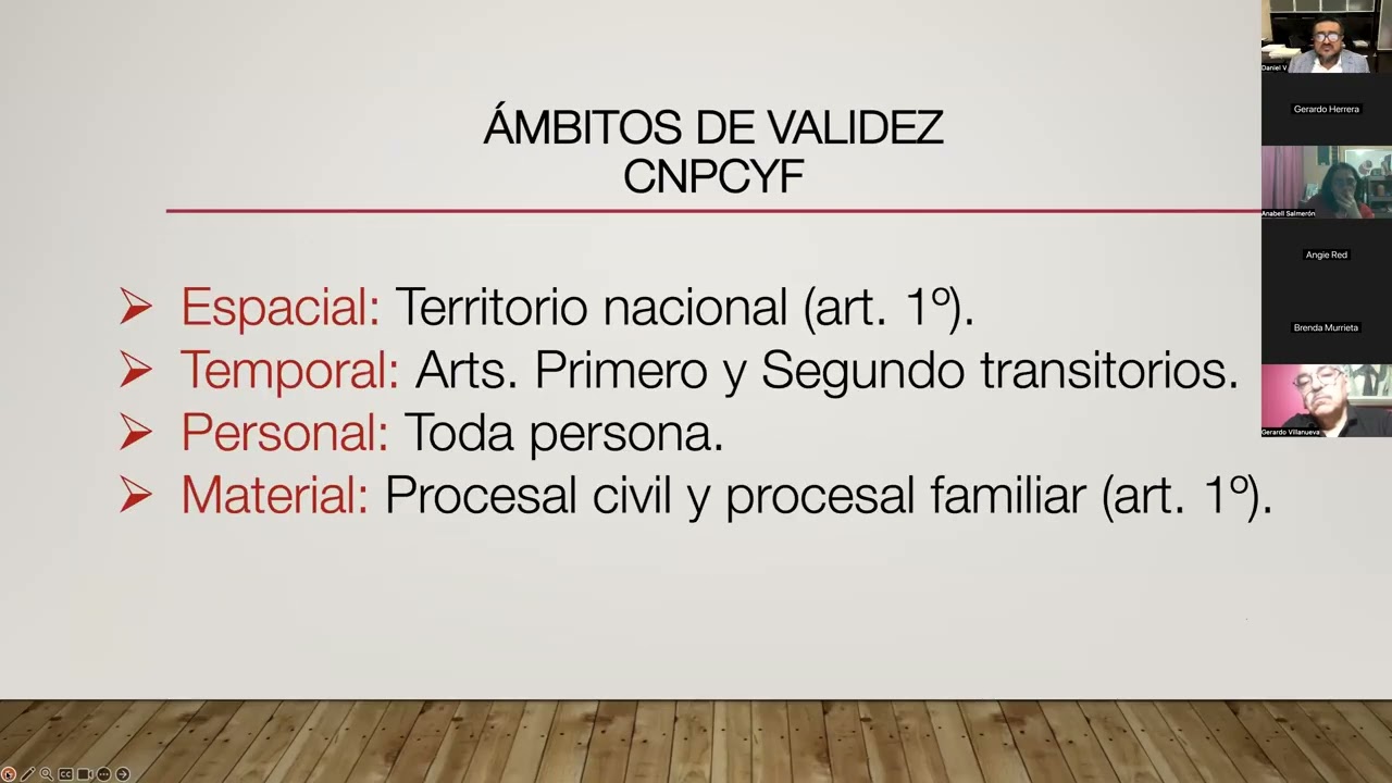 Clase 4. Juicios familiares en el nuevo Código Nacional de Procedimientos Civiles y Familiares.