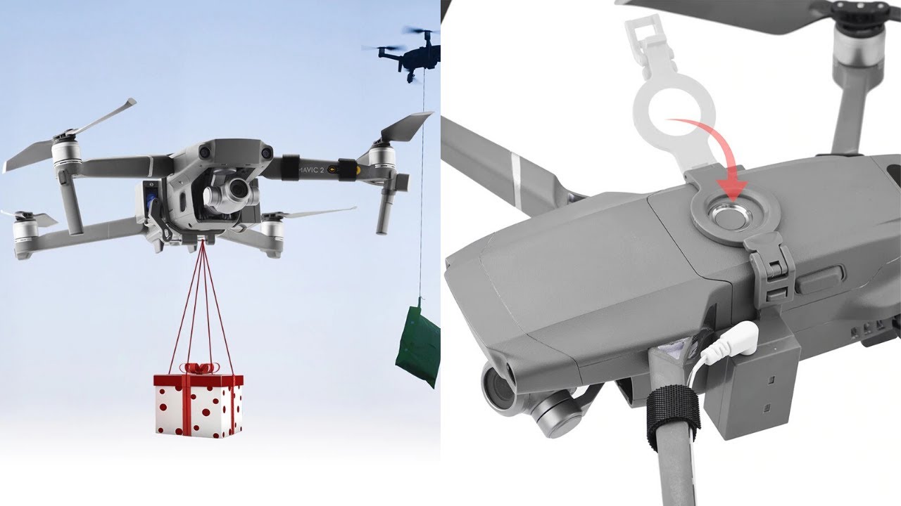 DJI Mavic 2 Pro Drone Airdrop Air Drop Система Дрон Рыбалка Приманки Обручальное кольцо