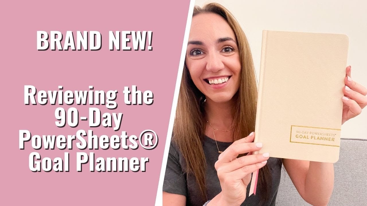 BRAND NEW! 90-Day PowerSheets&reg; Goal Planner Review!