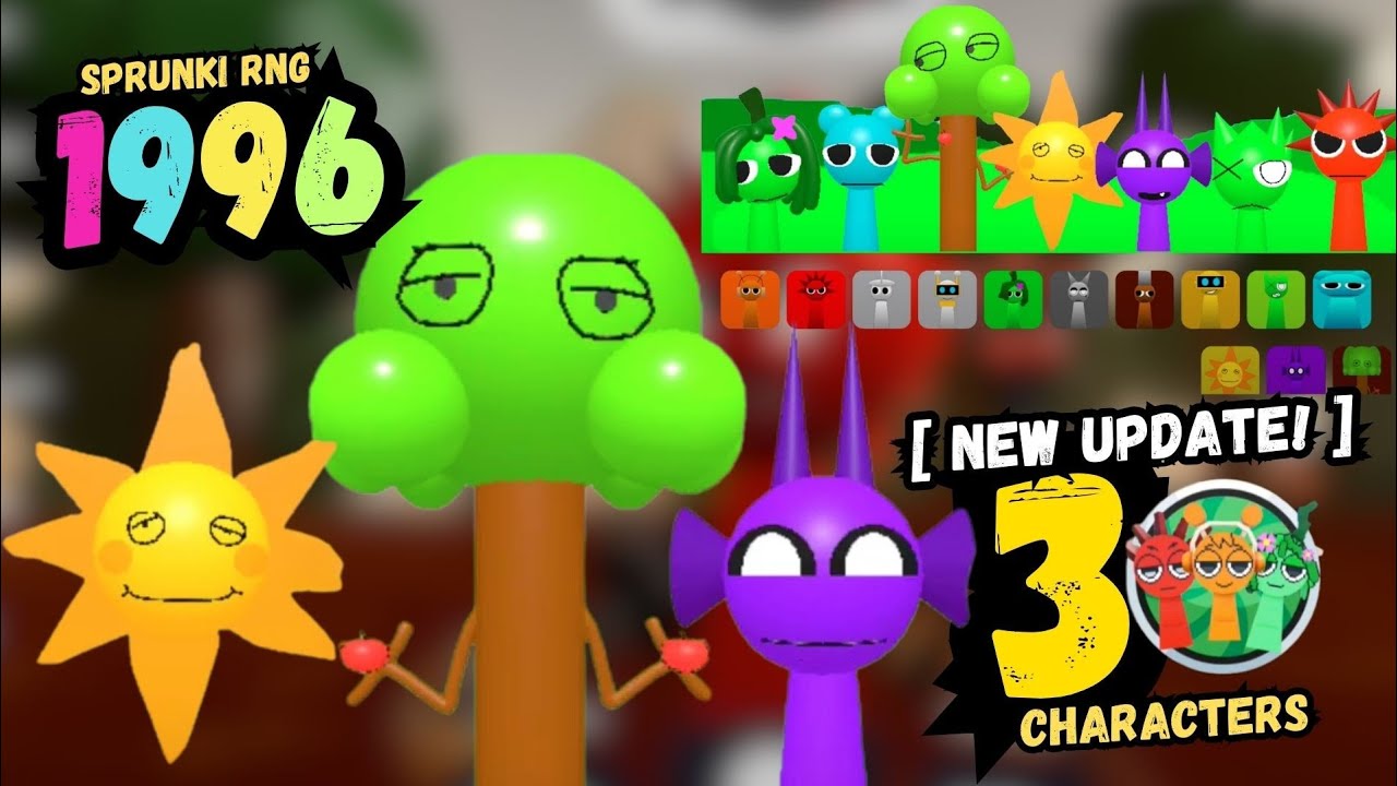 Sprunki RNG Just Update New 1996 Characters | WenWenRoblox