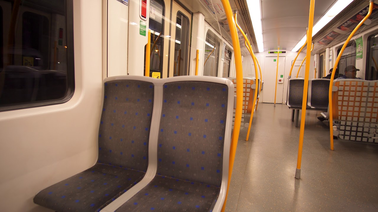 Norway, Oslo, metro ride from Bergkrystallen to Lambertseter