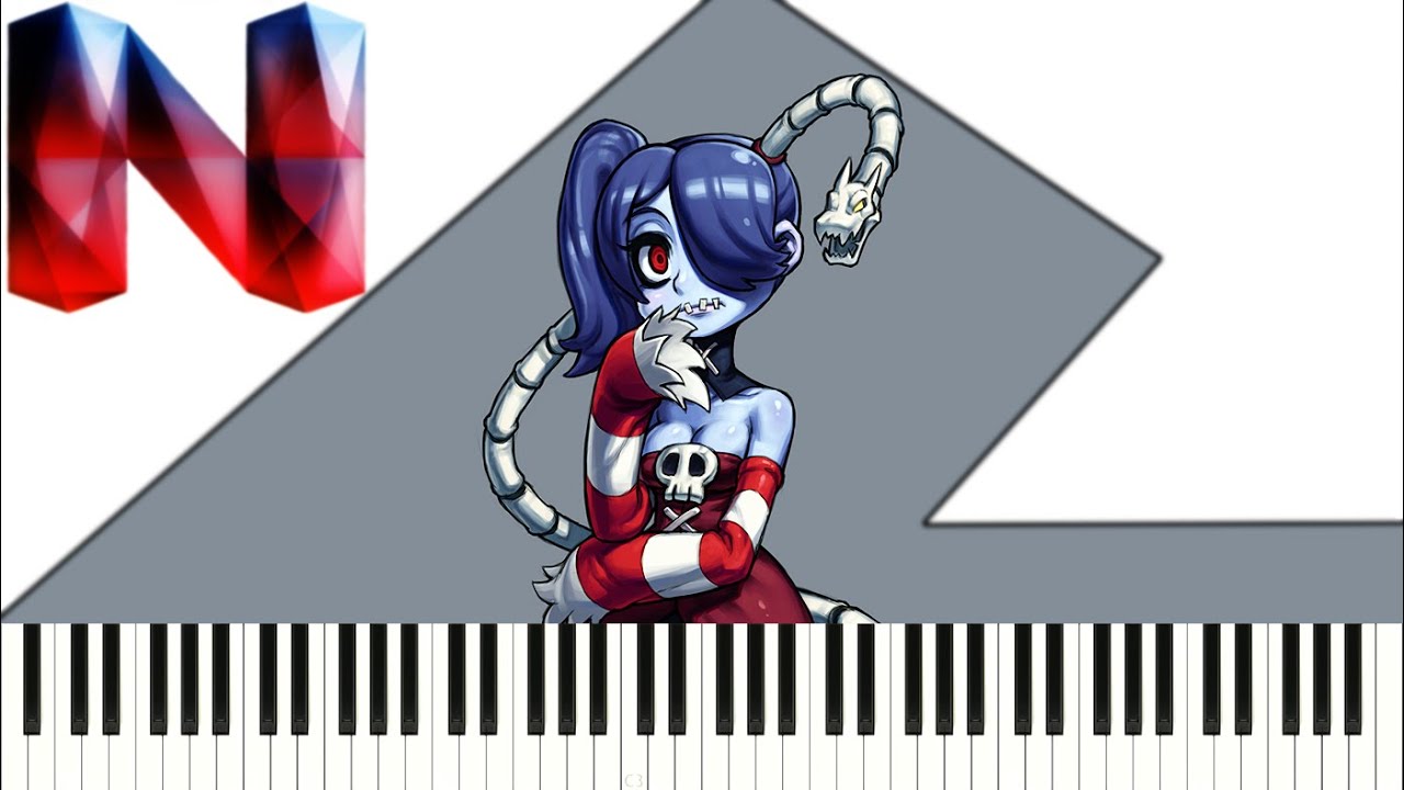 Skullgirls - The Legend of the Skull Heart Piano Cover | Synthesia
