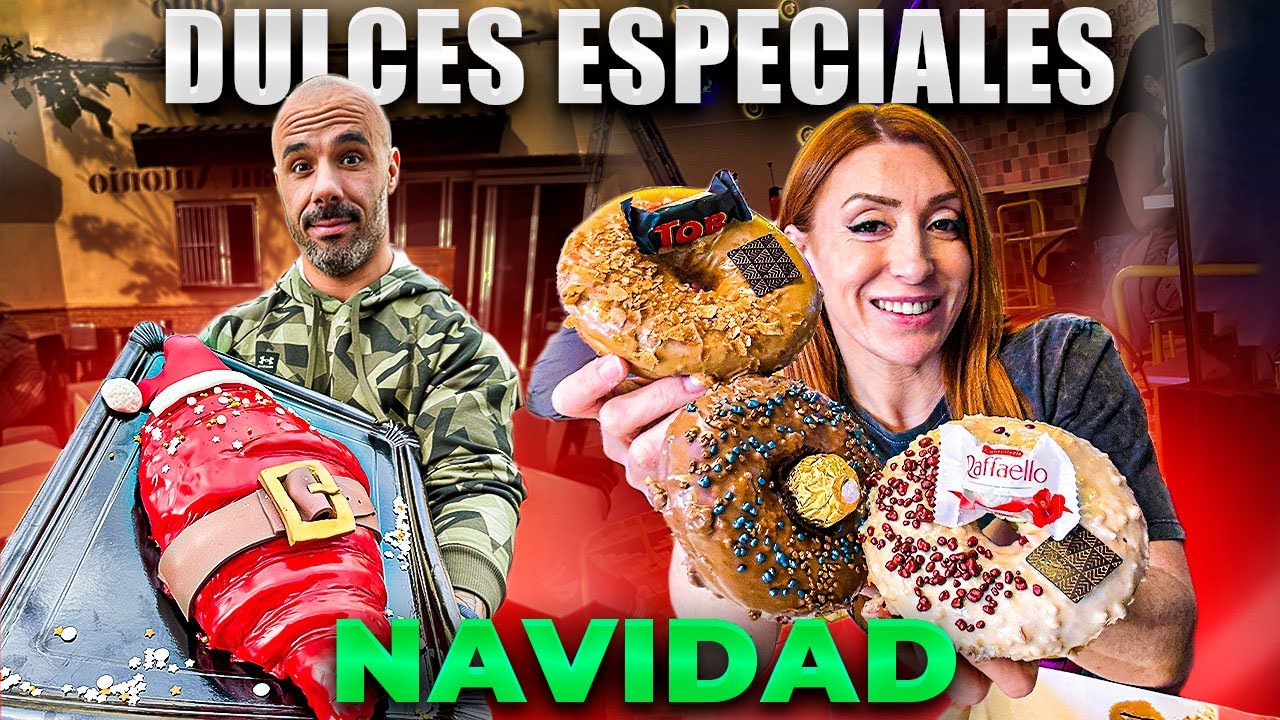 PROBANDO DULCES ESPECIALES de NAVIDAD en VALENCIA
