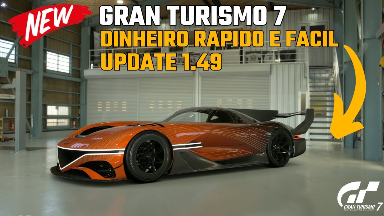 COMO GANHAR DINHEIRO NO GRAN TURISMO 7 NOVO METODO DA ATUALIZAÇÃO 1.49