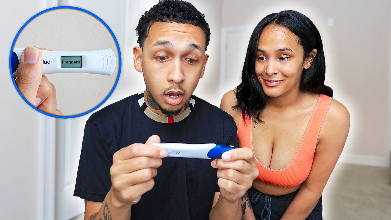 Positive Pregnancy Test  Prank On Husband! **Unexpected Reaction**