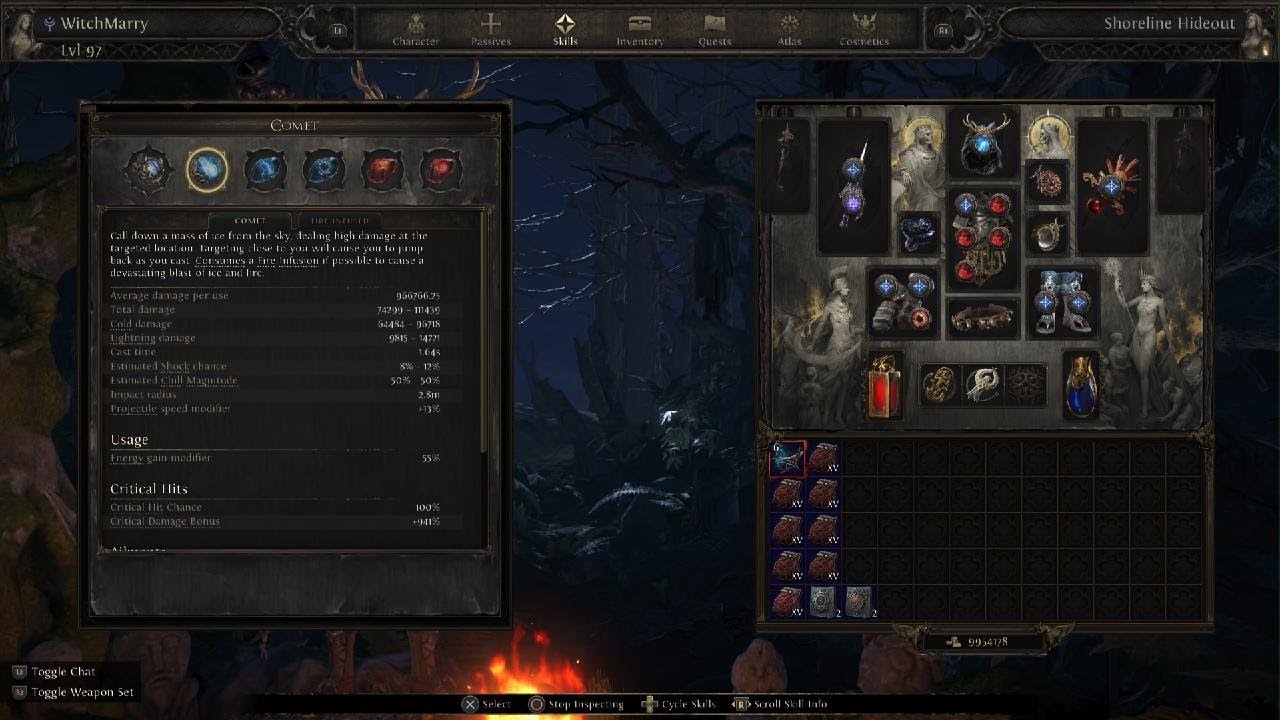 Path of Exile 2: Blood Mage - Brakkus Boss (Cliffside Map) | Cast on Crit + Cast on Elemental Build