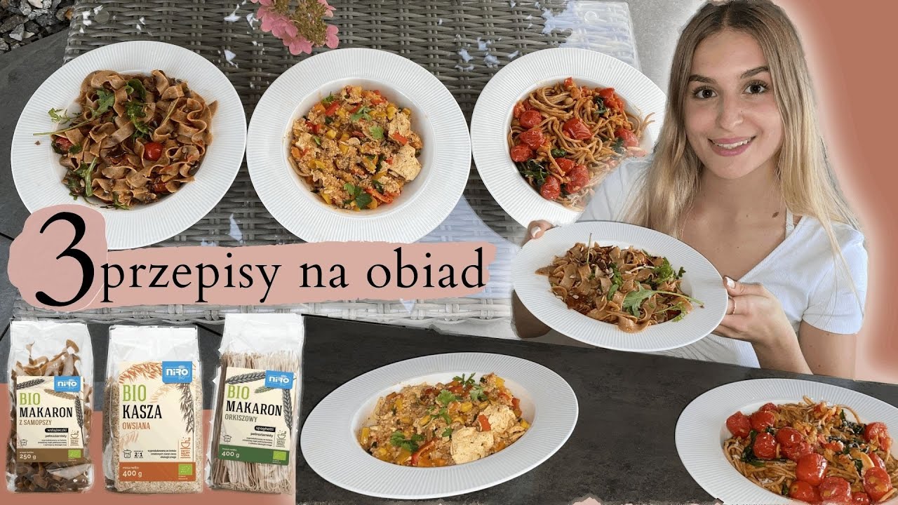 3 PRZEPISY NA OBIAD (szybkie, proste, wegetariańskie)